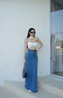 INTUON Denim Long Side Slit Skirts
